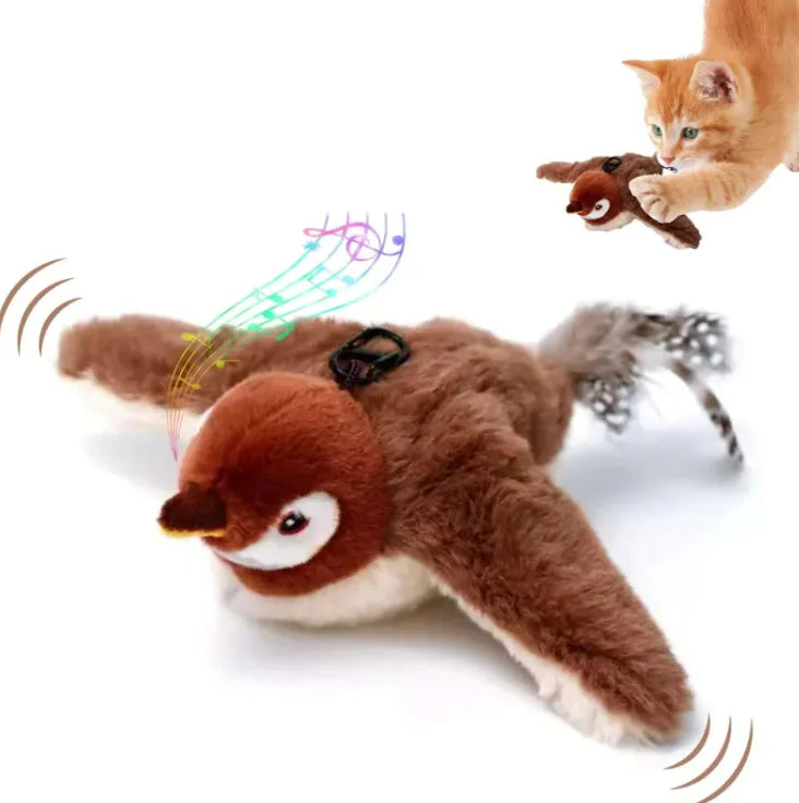 Interactive Chirping Bird - Dog & Cat Toy