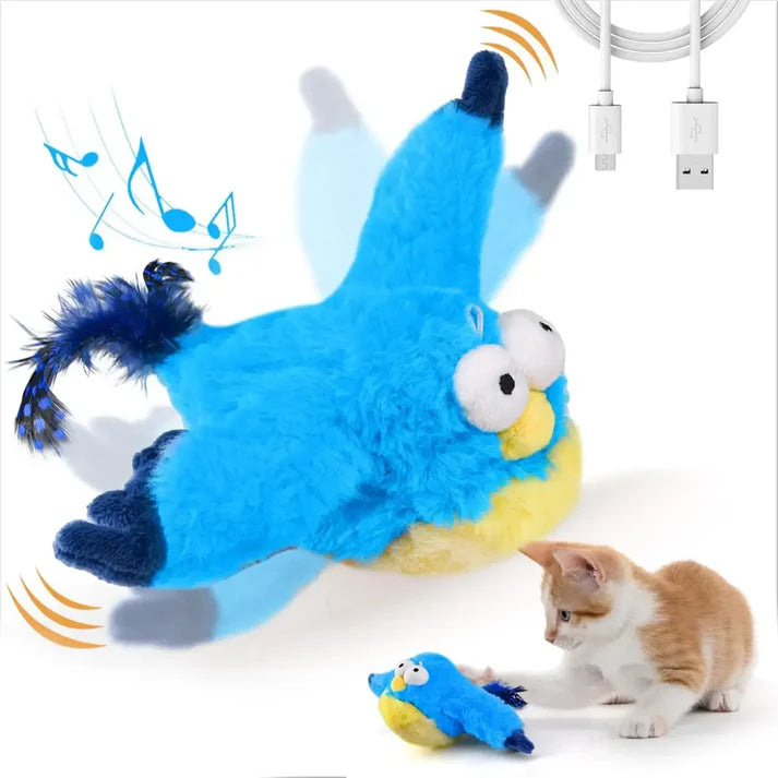 Interactive Chirping Bird - Dog & Cat Toy